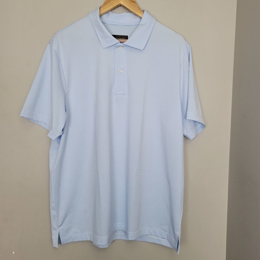 Alton Lane Scott Performance blue white stripes XL